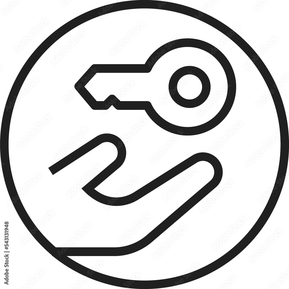 Real estate line icon Real estate line icon