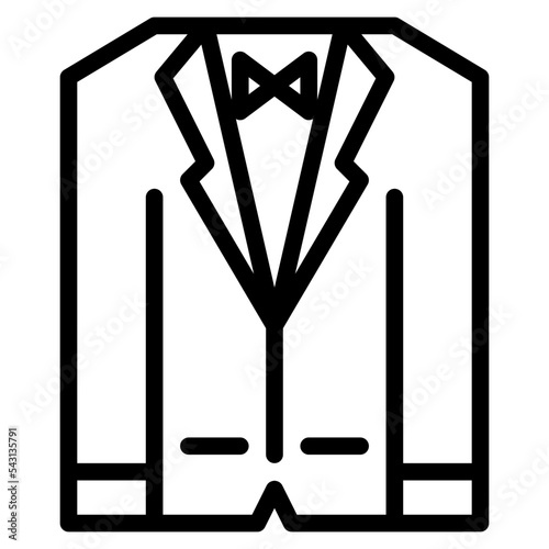 tuxedo icon style