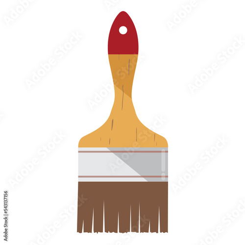 Brush for painting asset vector illustration