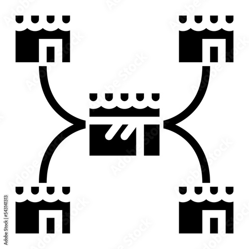 franchise glyph icon style