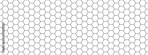 Fotografiet hexagon geometric pattern