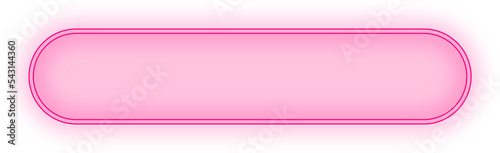 Modern neon glowing buttons. Minimal neon button for web design, app, game interface.