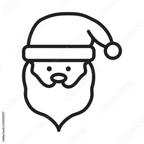 Ikona święty Mikołaj. Głowa świętego Mikołaja w czapce. 