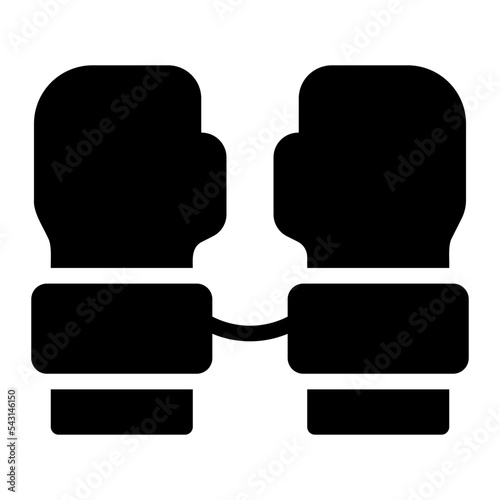 arrested glyph icon