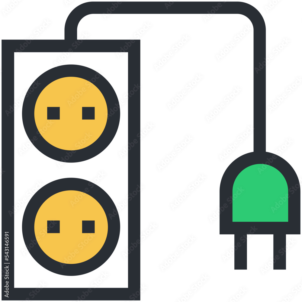 Extension Lead Vector Icon Extension Lead Vector Icon