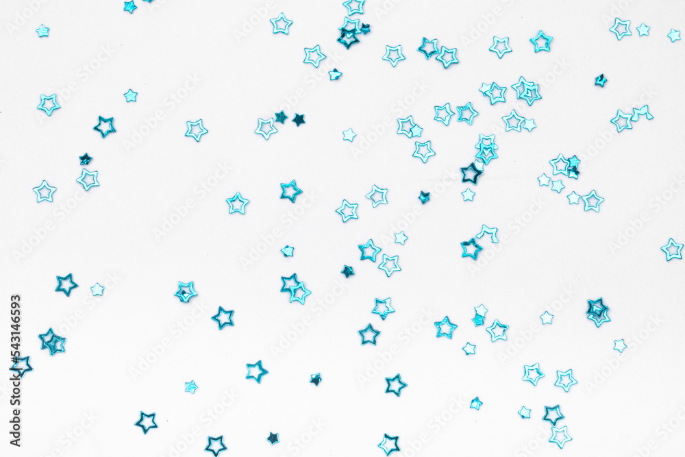 sparkles stars on white background with text place - Image