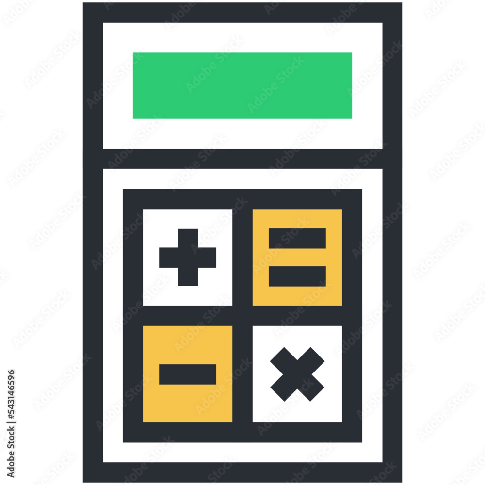 Calculator Vector Icon Calculator Vector Icon