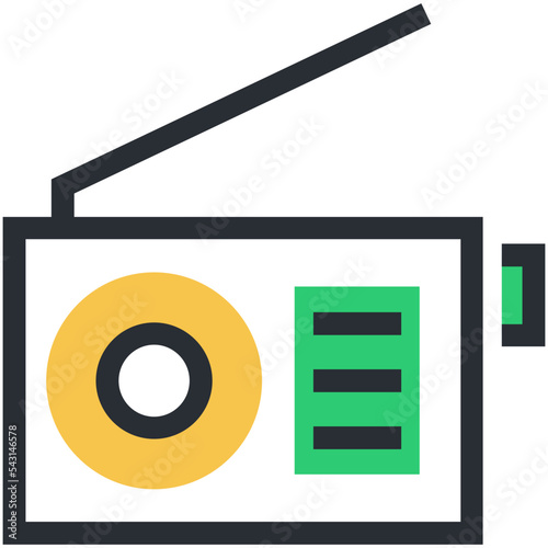 Radio Vector Icon