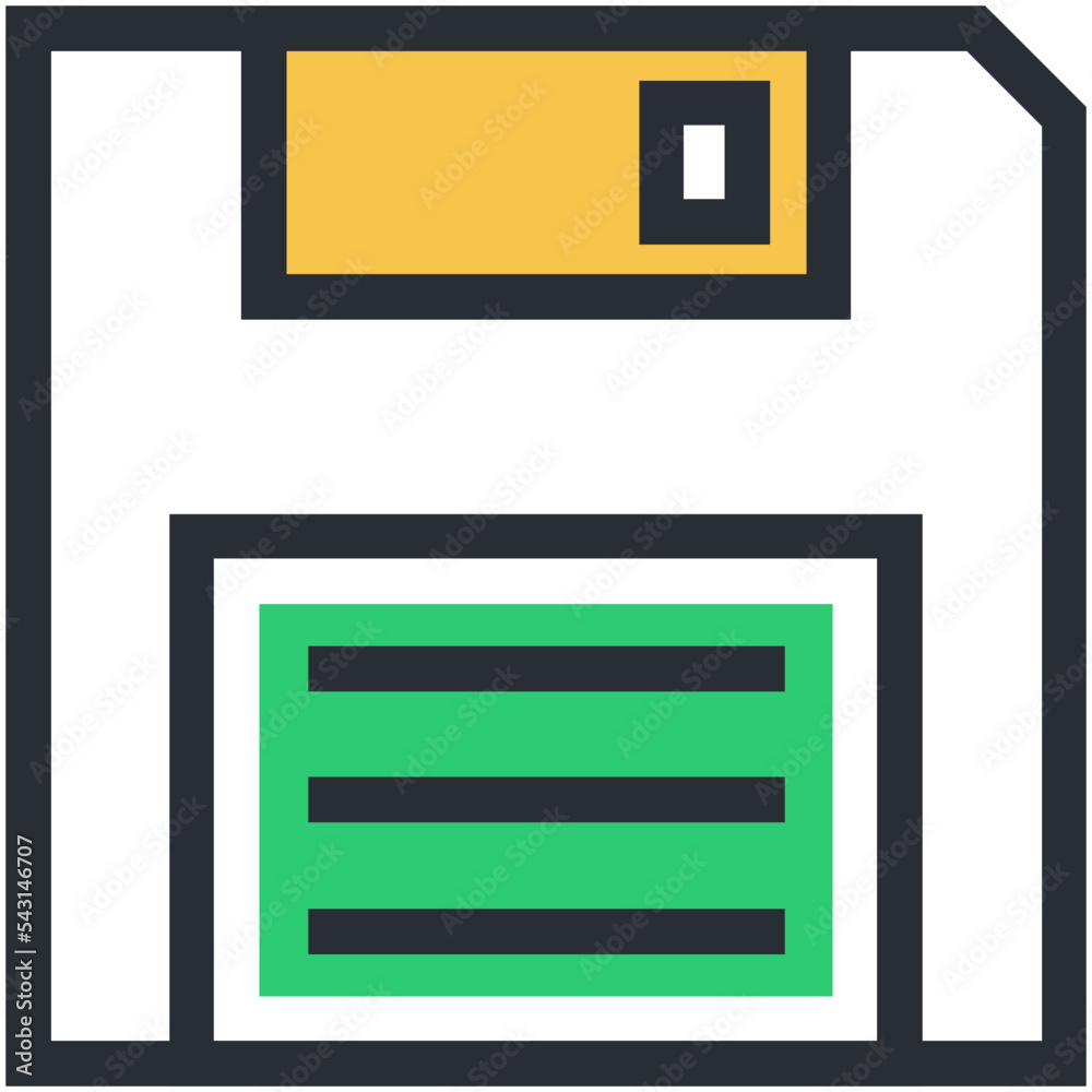 Floppy Vector Icon Floppy Vector Icon