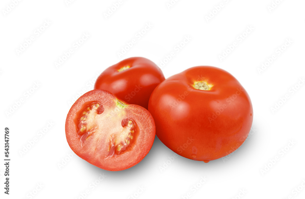 Fresh red tomato isolated on transparent background. Fresh red tomato isolated on transparent background.