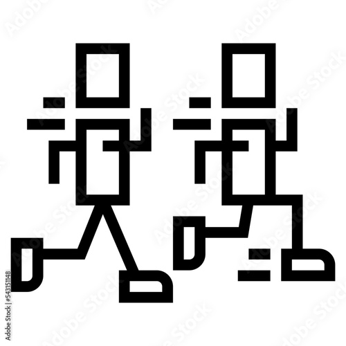 competition line icon style