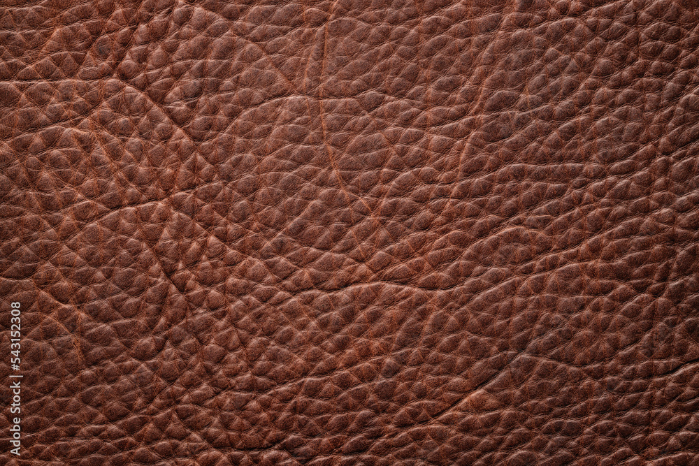 Brown leather texture background. Dark genuine leather Brown leather texture background. Dark genuine leather