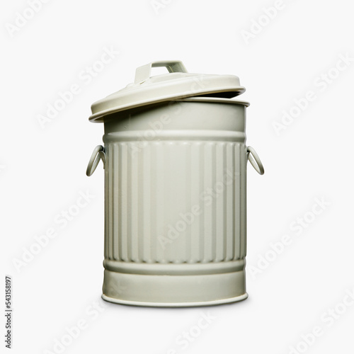 trash can isolated on white