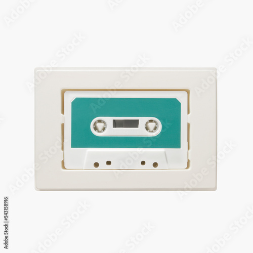 cassette tape isolated on white