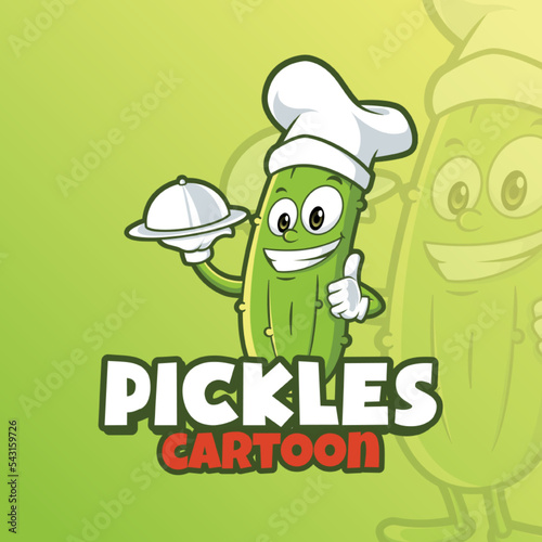 Pickles Mascot Logo Premium Template
