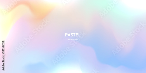Abstract pastel color background design soft template vector illustration