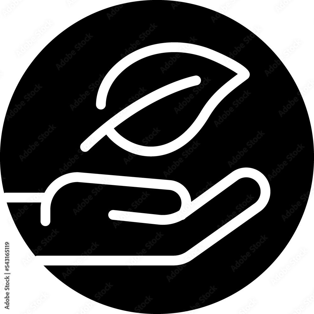 Ecology, nature line icon. Hand holding leaf Ecology, nature line icon. Hand holding leaf