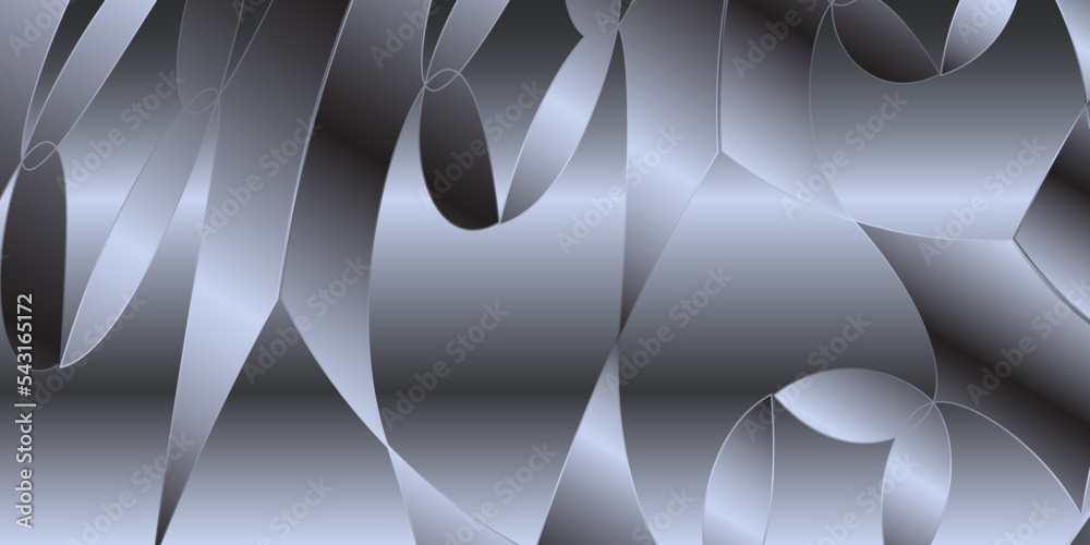 Silver metal background with chrome texture.