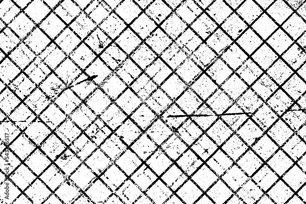 Vector line grid distress grunge texture background. Vector line grid distress grunge texture background.
