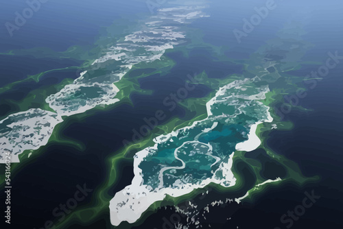 destruction of underwater gas pipelines, underwater.