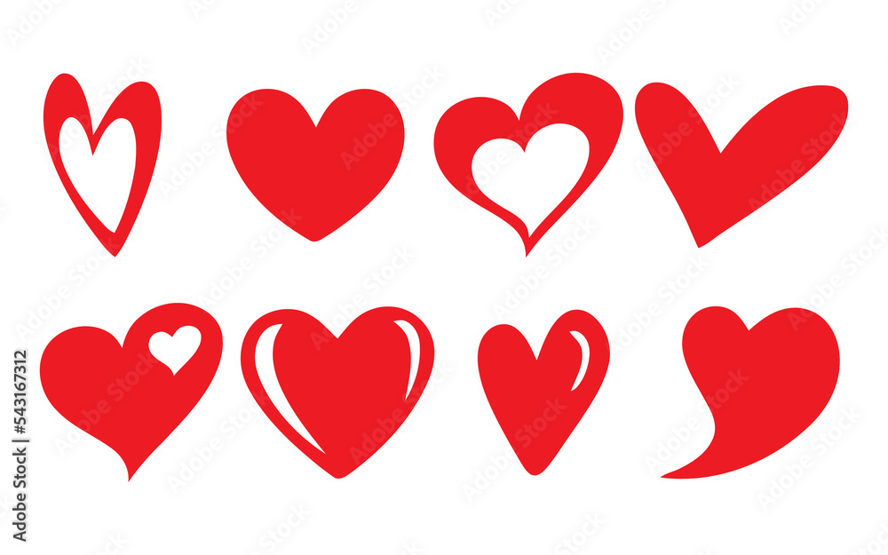  Valintain Day love and heart icon pack. Funny pictograms of a couple. Concept of love, relationship, emotions and gifts