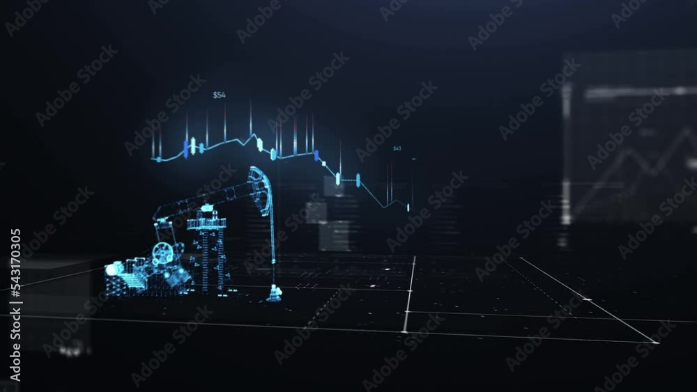 vidéo stock animated black chart of financial decline... Vídeo do Stock: Animated Backgrounds of Financial chart shows the fall ...