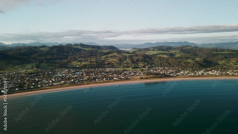 Sunrise in world famous beach side town of New Zealand's North island Sunrise in world famous beach side town of New Zealand's North island