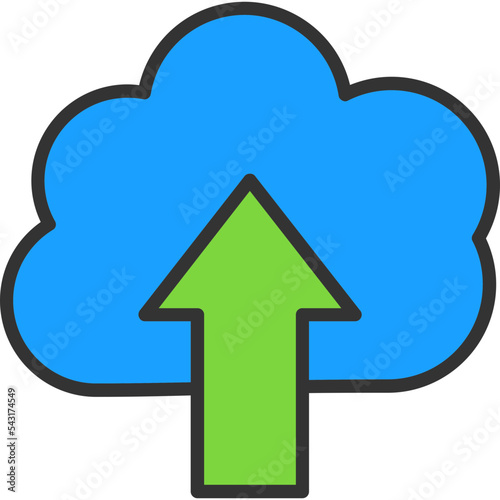 Cloud Uploding Icon