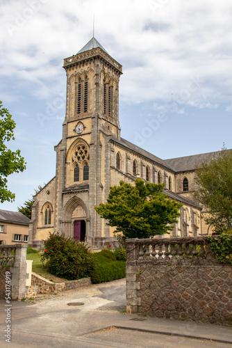 Bricquebec. Eglise Notre-Dame de l'annonciation. Manche. Normandie