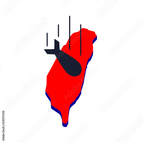 Bombing of Taiwan. War on South China Sea and island.