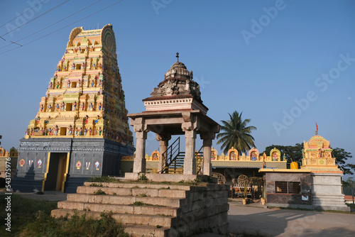 Chikka Tirupati Temple, Hindu temple dedicated to Venkateshwaraswamy, the Hindu god Vishnu, located in Kolar, Karnataka, India. photo