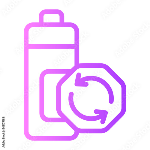rechargeable gradient icon