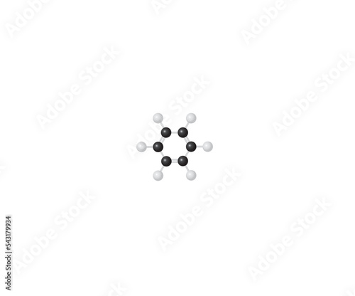 Molécule de benzène