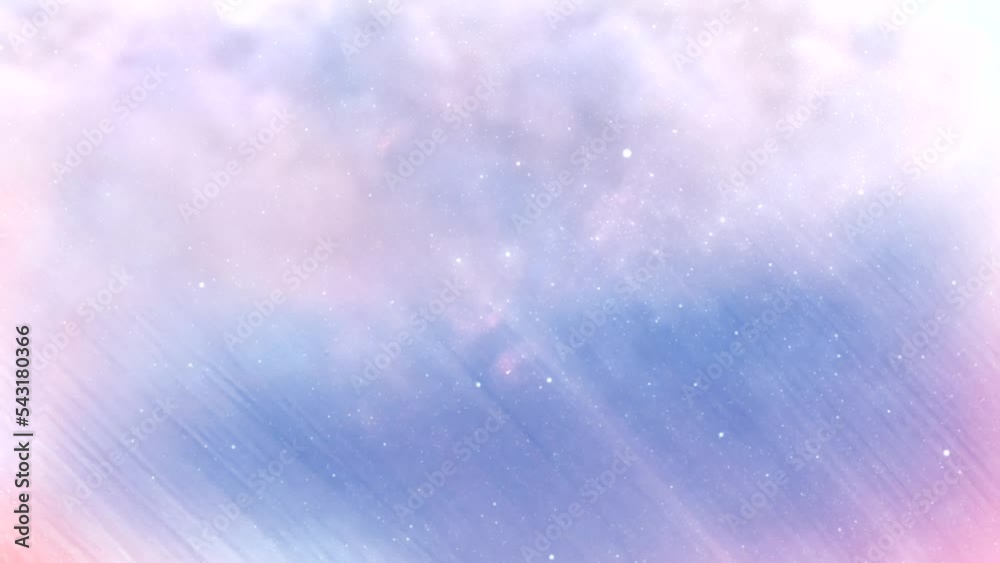 Abstract motion video of watercolor clouds and particles suitable for intro and overlay video backgrounds