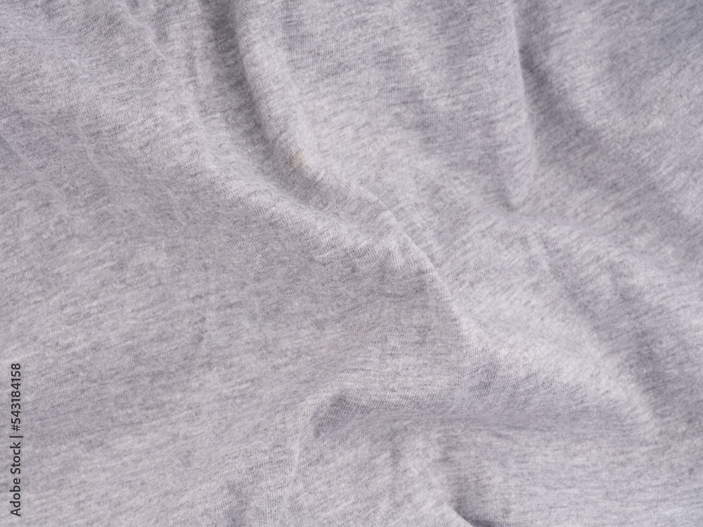 The texture of the fabric is light gray. Place for text