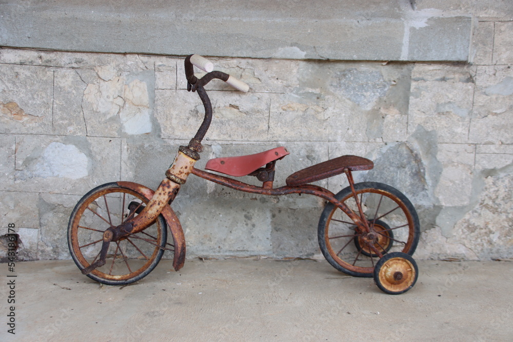 Old child's bicycle, Quaalup Homestead, Western Australia.