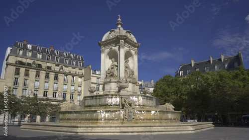 Fontaine Saint Sulpice, Paris, France photo