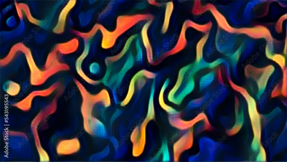 Abstract artistic background with intertwined patterns