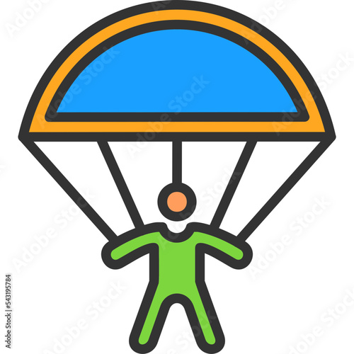 Skydiving Icon