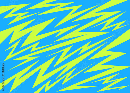Abstract background with various lightning and arrow pattern