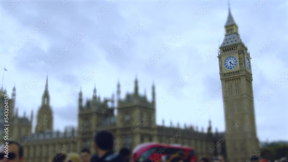 Big Ben seen from Westminster bridge London UK Big Ben seen from Westminster bridge London UK