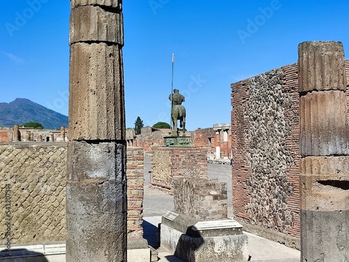 Pompei - Scorcio della scultura del Centauro dal Comitium photo