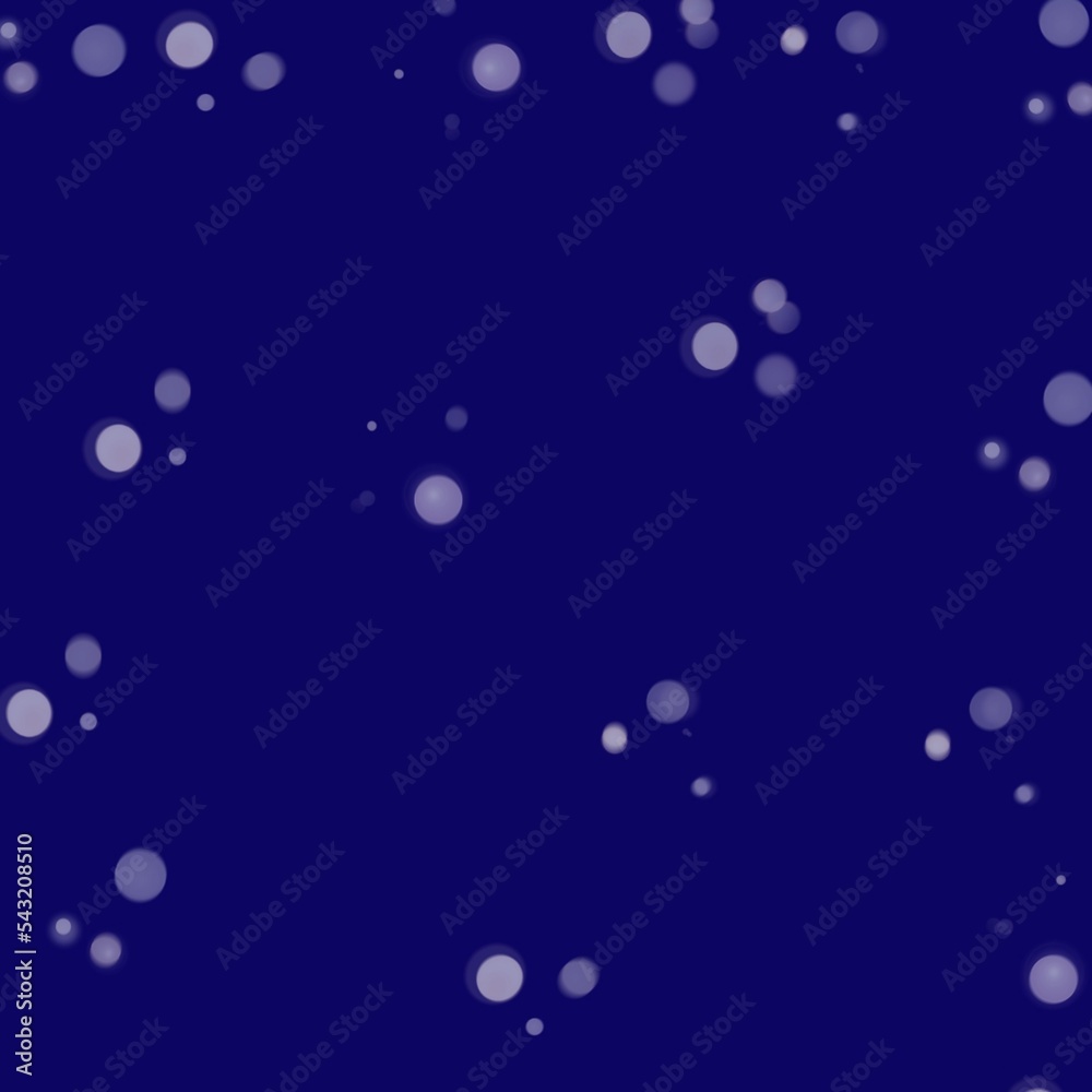 dark blue color with white round sparkling for wallpaper and background