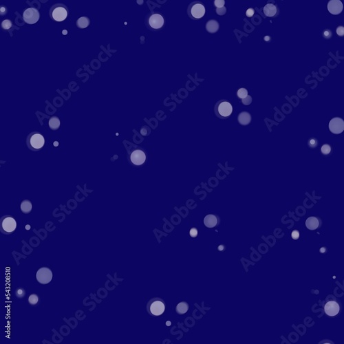 dark blue color with white round sparkling for wallpaper and background