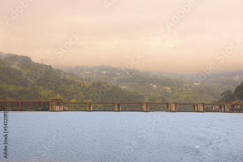 The beautiful landscape of the Douro Valley in Portugal and its unique architecture