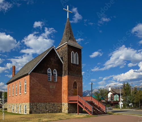 Jasper Lutheran Church in Jasper,Alberta,Canada,North America
