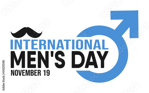 international men's day design for background, banner, poster, or sticker