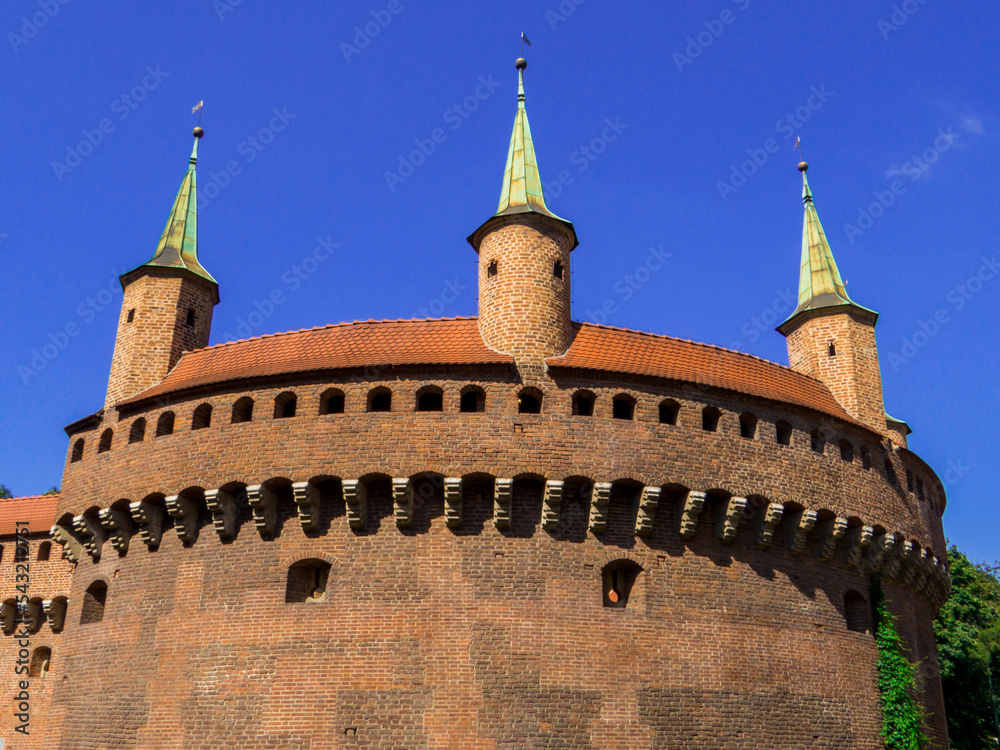 Fototapeta premium Krakow Barbican, Poland