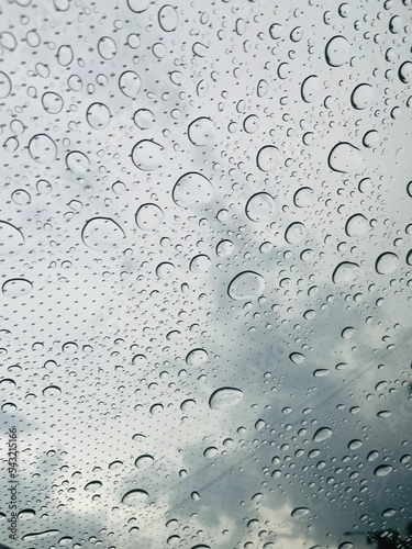 Bubbles on glass