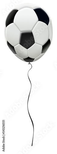 Mix of balloon and football.